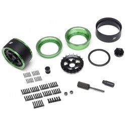 Llantas BoomRacing ProBuild™ 1.9 SS5 Ajustable Offset Aluminio 2 Unidades Verde/Negro