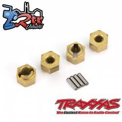 Hexágonos de Laton 7mm Traxxas TRX-4M TRA9750X