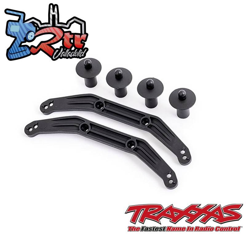 Soportes de carrocería, delanteros y traseros, de servicio extremadamente pesado para usar con 9080 Traxxas TRA9016