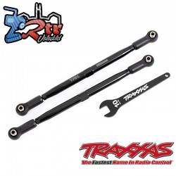 Enlaces de convergencia delanteros Negros opcionales para usar con el kit Widemaxx 7895 Traxxas TRA7897A