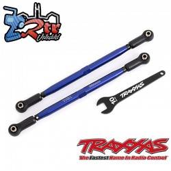 Enlaces de convergencia delanteros Azules opcionales para usar con el kit Widemaxx 7895 Traxxas TRA7897X
