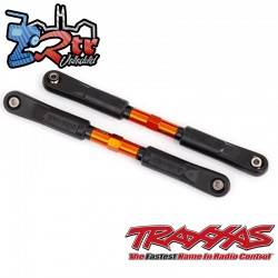 Bieletas delanteras 120mm 2 unidades Aluminio Anaranjado 7075-T6 Traxxas TRA9549T