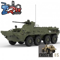 Cross RC 1/12 vehículo militar anfibio 8x8 BT8 Rhino 1/12