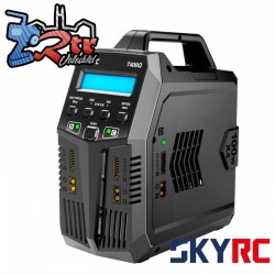 Cargador Lipo Balanceador SkyRC T400Q AC/DC Cuatro puertos 1-6S 4x100W
