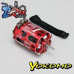 Motor Yokomo Racing Performer DX1 Type-R 13.5T de alta rotación, Eje de titanio Rojo
