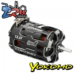 Motor Yokomo Racing Performer DX1 Type-R 13.5T de alta rotación, Eje de titanio Negro
