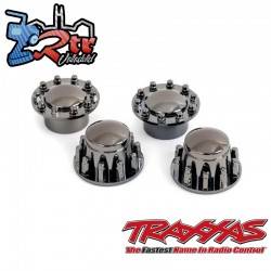 Tapas centrales, ruedas TRX-6® Big Rig de 2.2" cromadas...