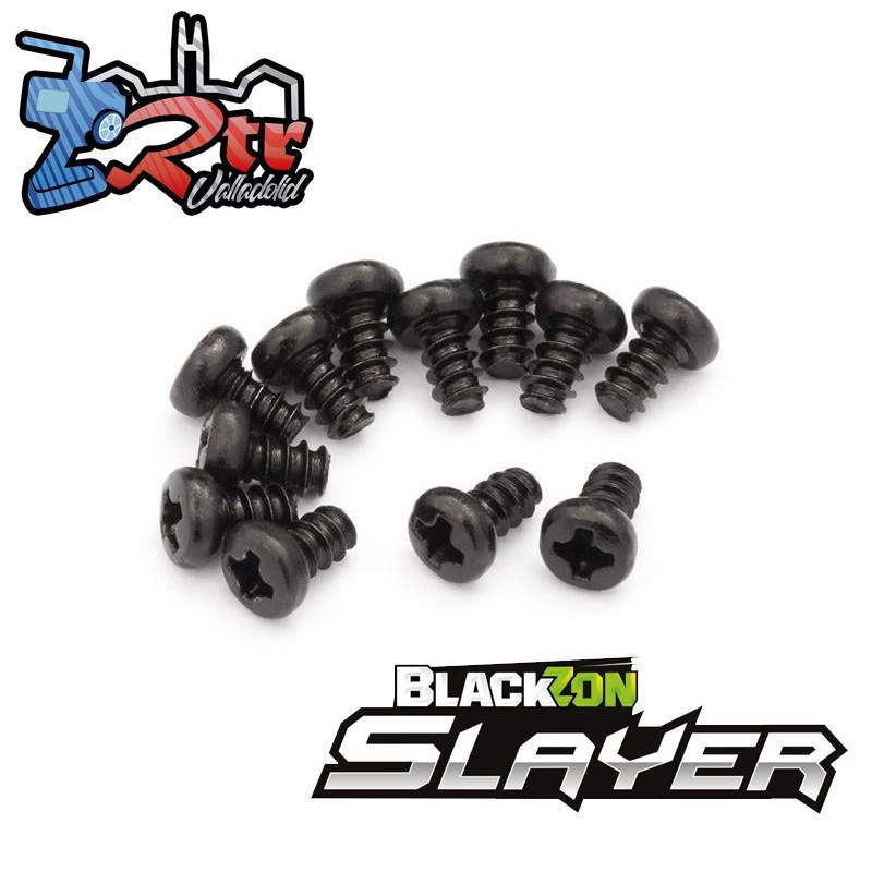 Tornillos autorroscantes de cabeza troncocónica PBHO 2.3x4mm Blackzon Slayer 540055