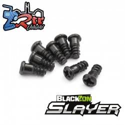 Tornillos escalonados del cubo de la dirección Blackzon Slayer 540058