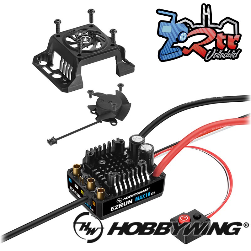 Hobbywing Ezrun MAX10 G2 Brushless Esc con sensores 80A 2-3s LiPo, BCE 5A