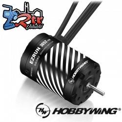 Motor Hobbywing Ezrun 3652SD G3 Brushless 5400kV con Sensores Eje 3.2mm