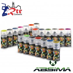 Pintura Absima Lexan Azul Fluorescente con aditivo anti Nitro 150Ml