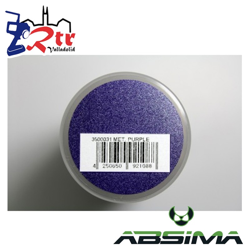 Pintura Absima Lexan Purpura Metalizado con aditivo anti Nitro 150Ml