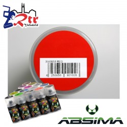 Pintura Absima Lexan Rojo con aditivo anti Nitro 150Ml