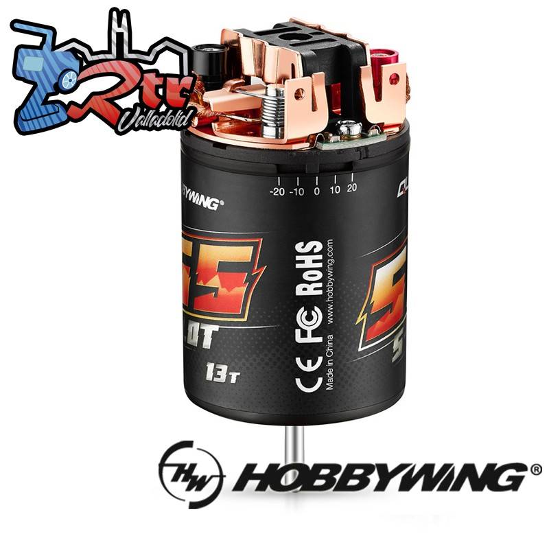 Motor Hobbywing 555 13T 5-Slot Brushed Motor