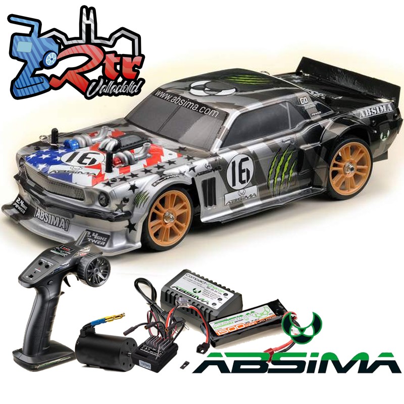 Absima BL Touring Car RTR-Version 2 1/16 RTR 4Wd Brushless Gris