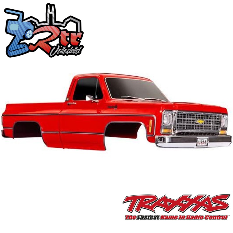 Cuerpo Completo Chevrolet K10 1979 roja pintada Traxxas TRX-4 TRA9212R