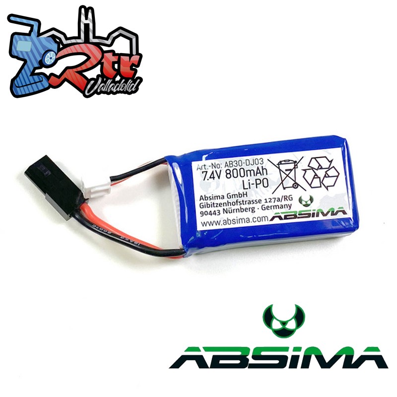 Batería Lipo Recargable 7.4V 800mAh AB30-DJ03