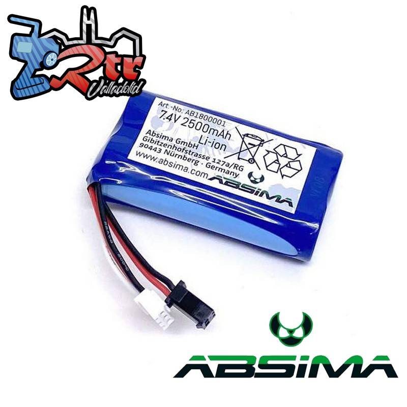 Batería Lipo Recargable 7.4V 2500mAh AB1800001
