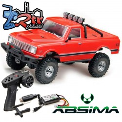 Absima C10 Pickup Crawler 1/18 4x4  Luces RTR Rojo