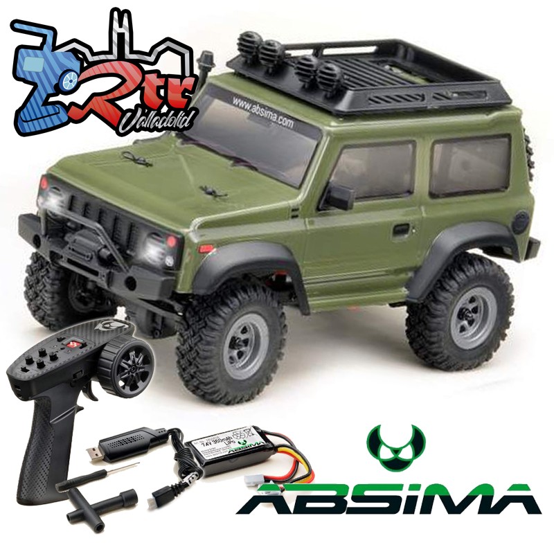 Absima Jimny Crawler 1/24 4Wd Luces RTR Verde