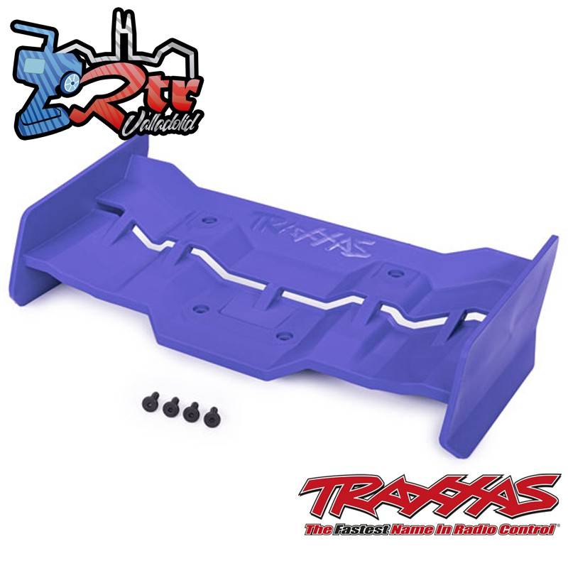 Alerón Azul XRT™ con tornillos de 4x12 mm Traxxas TRA7821X