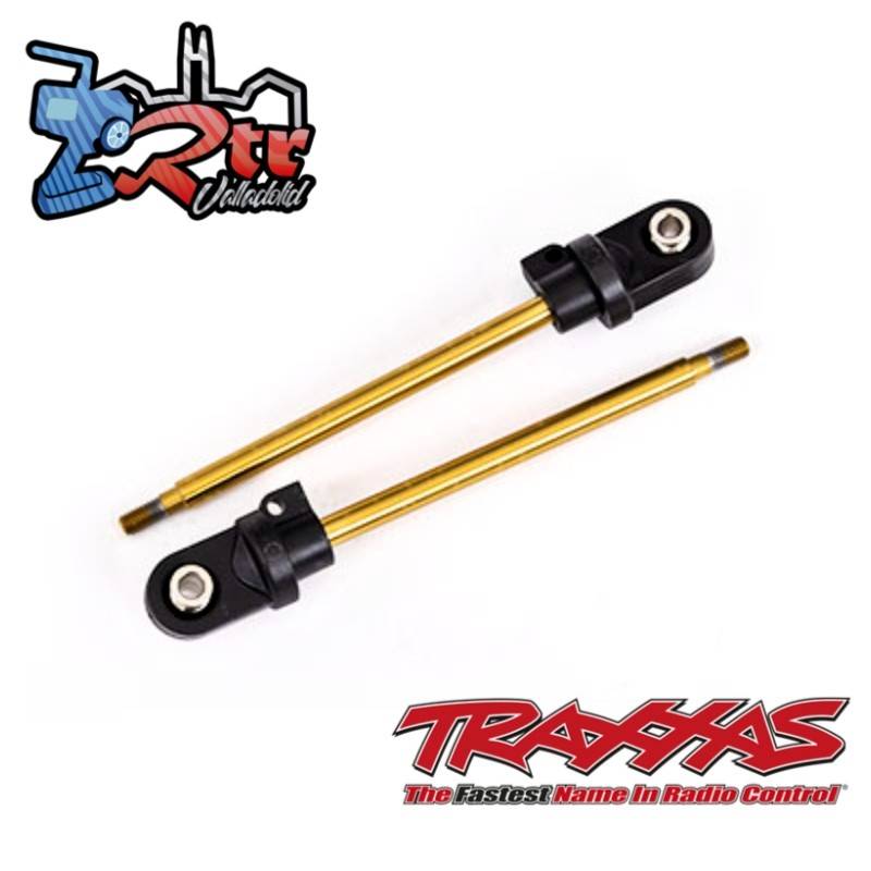 Eje de amortiguador, 92 mm (GTX) acero recubierto de TiN, acabado cromado 2 Unidades Traxxas TRA7863T