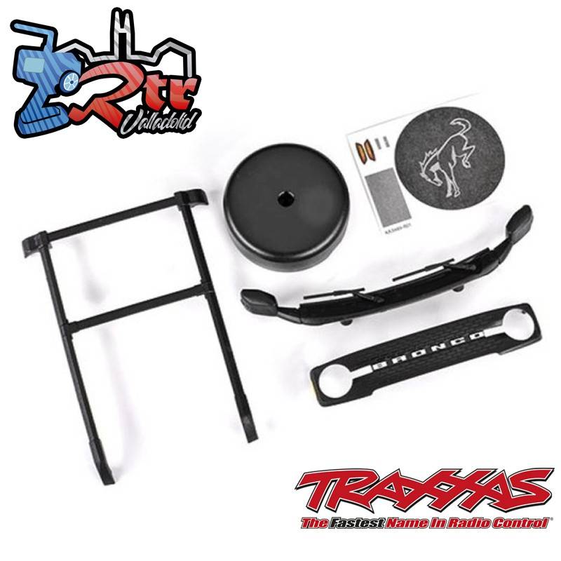 Portaequipajes de techo/cubierta de la rueda de repuesto Traxxas TRX-4M TRA9715