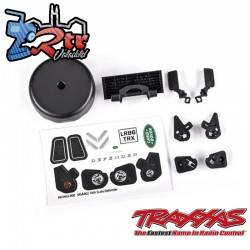 Rejilla,espejos, cubierta de la llanta de repuesto Traxxas TRX-4M TRA9720