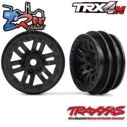 Ruedas, 1.0" negras 2 unidades Traxxas TRX-4M TRA9768