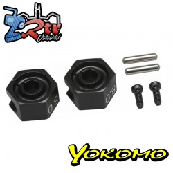Cubo de rueda de aluminio YD-2 de 8,0 mm (2 piezas) Yokomo Y2-011CB8