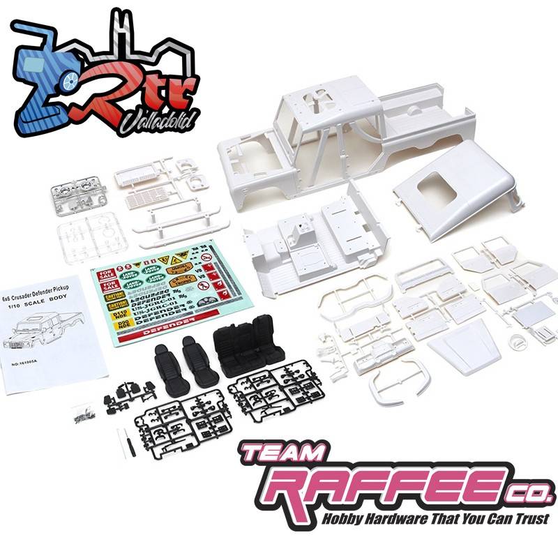 Carrocería TEAM RAFFE D110 Defender Station Wagon 1/10  D110 6x6 Kit BRX02