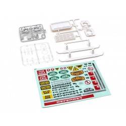 Carrocería TEAM RAFFE D110 Defender Station Wagon 1/10  D110 6x6 Kit BRX02