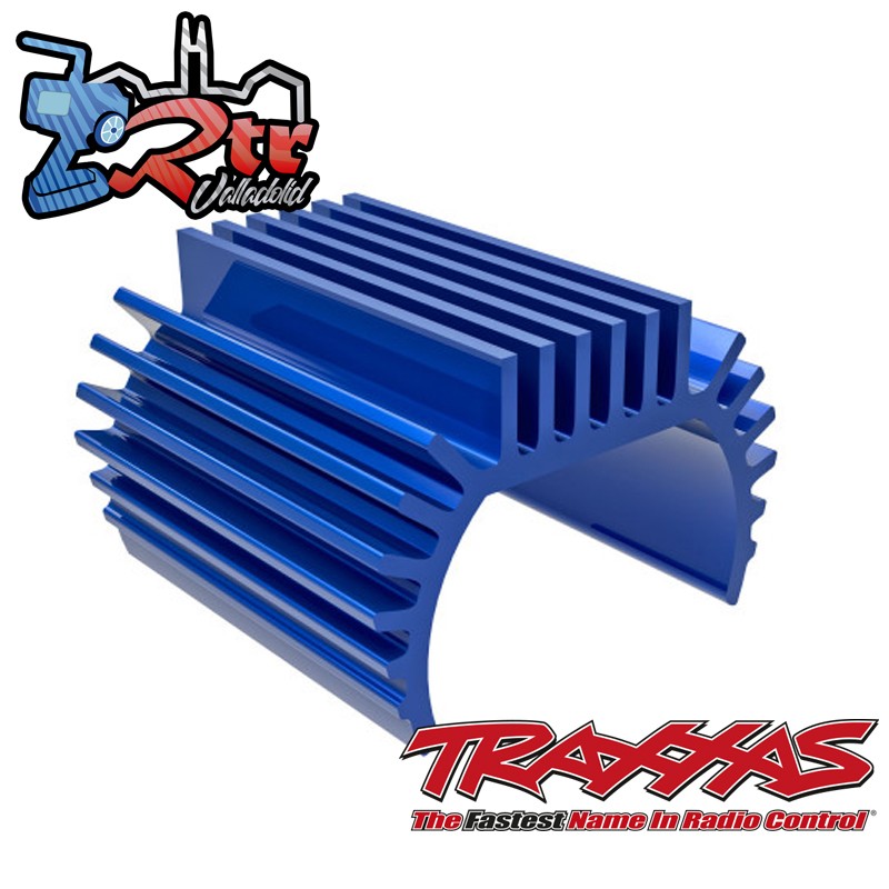 Disipador de calor, motor Titan® 87T Aluminio azul 6061-T6 Traxxas TRX-4M TRA9793-BLUE