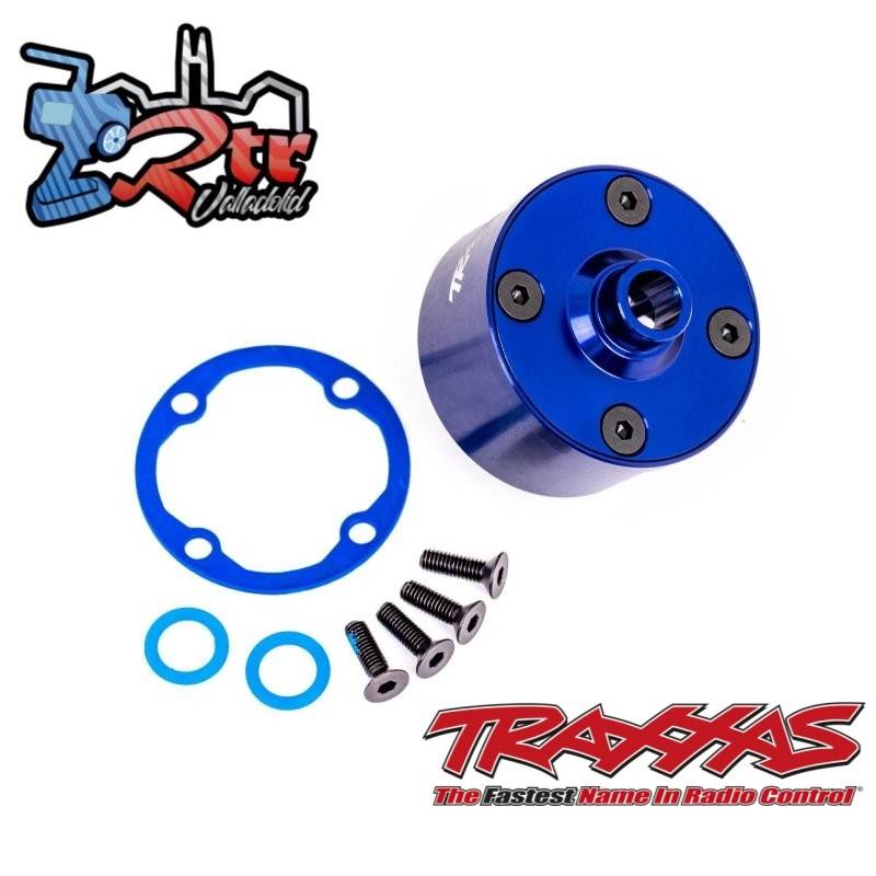 Carcasa del diferencial de aluminio Azul Traxxas TRA9581X