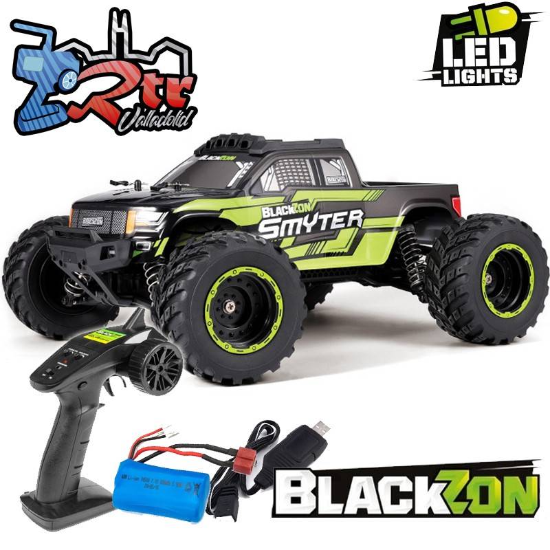 Blackzon Smyter MT 1/12 4Wd Escobillas RTR monster Truck Verde