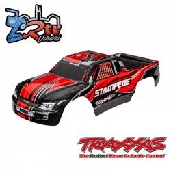 Cuerpo Lexan carroceria roja Traxxas Stampede 1/10 4WD 2WD TRA3651