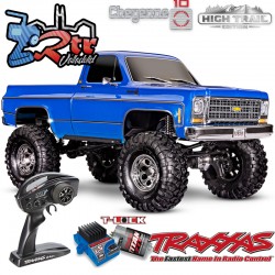 Traxxas TRX-4 4wd 1/10 Scale & Trail Crawler Chevrolet K10 Cheyenne High Trail Azul