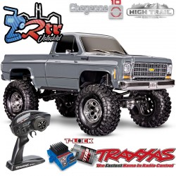 Traxxas TRX-4 4wd 1/10 Scale & Trail Crawler Chevrolet K10 Cheyenne High Trail Plata Metal