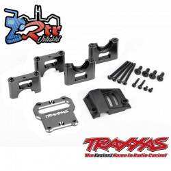 Base de montaje del diferencial central aluminio 6061-T6 Gris Traxxas TRA9584A