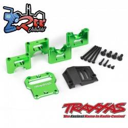 Base de montaje del diferencial central aluminio 6061-T6 Verde Traxxas TRA9584G