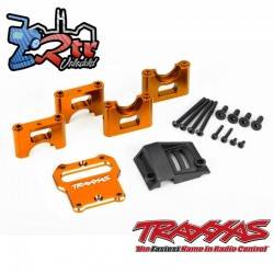 Base de montaje del diferencial central aluminio 6061-T6 Anaranjado Traxxas TRA9584T