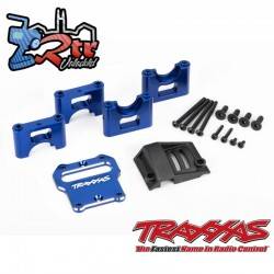 Base de montaje del diferencial central aluminio 6061-T6 Azul Traxxas TRA9584X