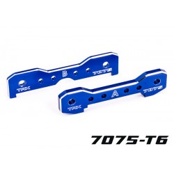 Barras de unión, delanteras, aluminio anodizado azul 7075-T6 Traxxas Sledge TRA9629