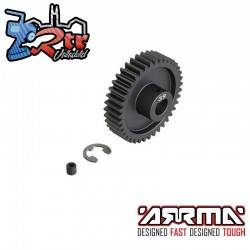 Engranaje de piñón, 39T HD Mod1 Eje 8mm Safe-D8 ARA311127