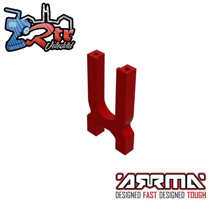 Soporte de diferencial central de aluminio, rojo Arrma ARA320666