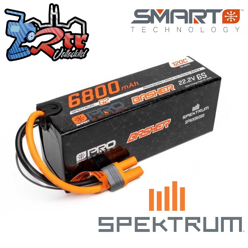 Spektrum SMART Pro Basher LiPo 6800mAh 22.2V 6S 120C IC5