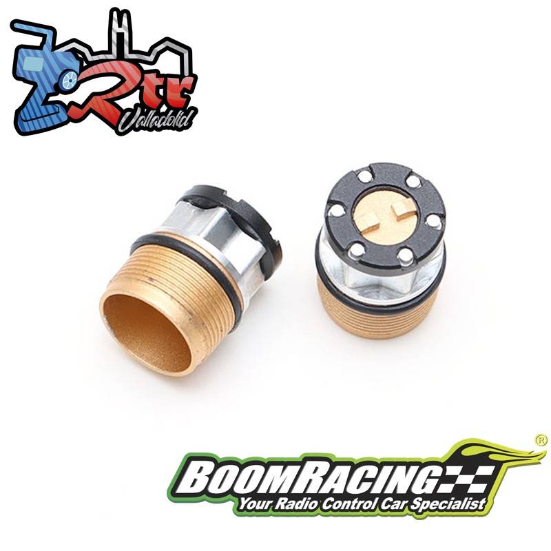 Tapacubos de bloqueo central Scale 4WD 2 unidades Oro XT5