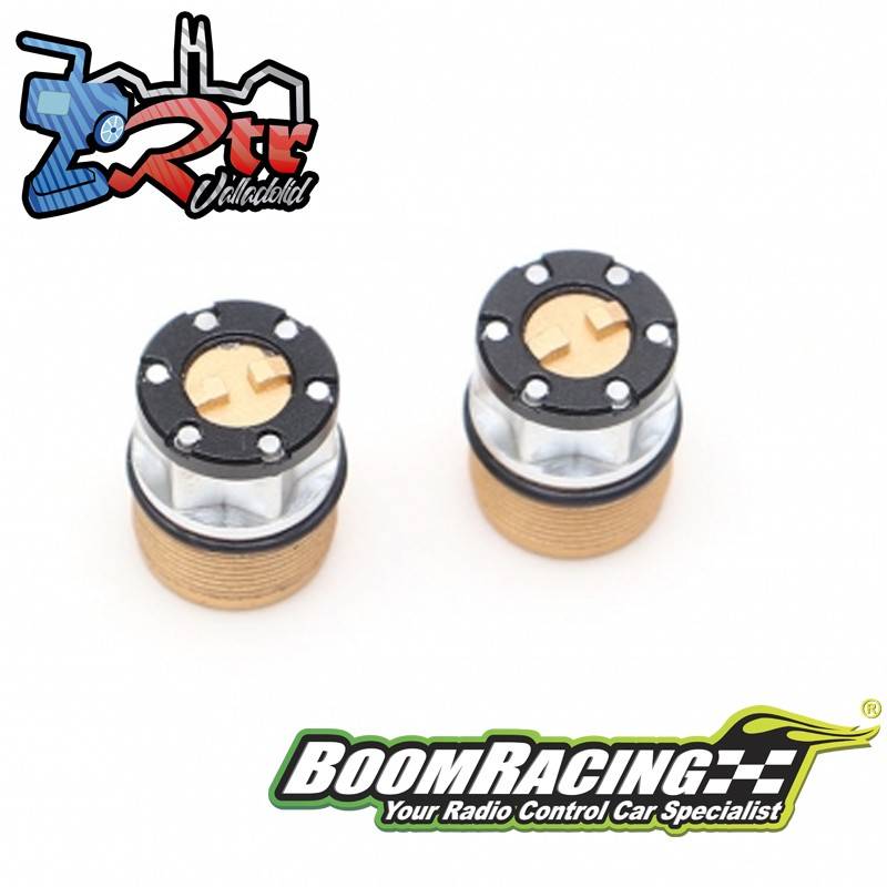 Tapacubos de bloqueo central Scale 4WD 2 unidades Oro XT5