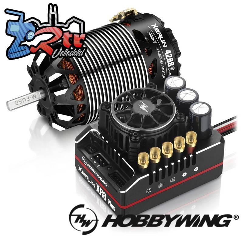 ホビーラジコン HOBBYWING XERUN 4268 G2 2600KV Hobbywing Xerun XR8 Plus G2S 4268-2000kV Touring Pista